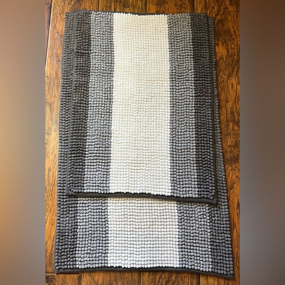 🤍🩶 Style Sanctuary Bath Rug Set